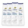 Dove Body Wash with Natural Nourishers for Instantly Soft Skin and Lasting Nourishment Deep Moisture Cleanser That Effectively Washes Away Bacteria While Nourishing Your Skin 20 oz (Pack of 4)