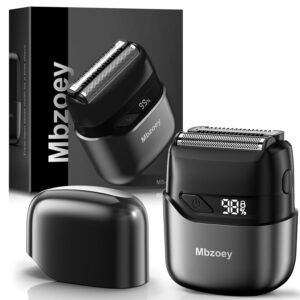 71E4FWs0URL._SL1500_.jpg Electric Foil Shavers for Men: Mini Electric Razor for Face - IPX7 Waterproof Cordless Razor with LED Display & Fast Charge - Micro-Comb Technology & Precision Blades