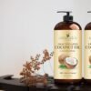 Handcraft Blends Fractionated Coconut Oil - 16 Fl Oz - 100% Pure and Natural - Premium Grade Carrier Oil for Skin, Hair and Body - Massage - Hair Tonic