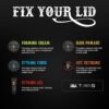71EXUXkv2GL._SL1500_.jpg Fix Your Lid Forming Cream 3.75 oz Medium Hold Hair Cream For Men - Mens Hair Gel Medium Shine - All Day Hold Styling Cream For All Hairstyles - Easy To Wash Out