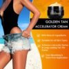 Tan Accelerator Cream 3.5oz | Natural Tanning Lotion for Face & Body | Indoor & Outdoor Use, Fast-Absorbing, Hydrating Formula | Vegan & Cruelty-Free