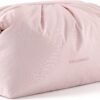 71FQk8eGHL._AC_SL1500_.jpg BAGSMART Makeup Bag Travel Toiletry Bag, Cute Make Up Bag, Large Capacity Cosmetic Bags for Women, Wide-open Makeup Pouch Travel Essentials Toiletries Accessories Brushes (Pink)