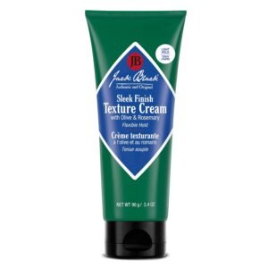 71FXaW5nuyL._SL1500_.jpg Jack Black Sleek Finish Texture Cream, 3.4 Oz. – Hair Styling Cream for Men & Women, Hair Texturizer for Dry to Normal Coarse, Thick, or Wavy Hair, Fragrance-Free Hair Lotion, Hair Product