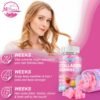 71Fc5R44zBL._AC_SL1500_.jpg Multi Collagen Peptides Gummies, Type I, II, III, V, X - Hydrolyzed Collagen Peptides with Biotin, Hyaluronic Acid, Supports Healthy Skin, Strong Nails & Thick Hair, 60 Count, 1 Pack