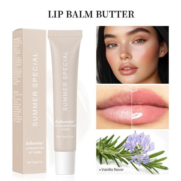 71Fog2ptQL._SL1500_.jpg Summer Special Lip Butter Balm - Ultra-Hydrating, Nourishing Lip Care with Natural Ingredients, Shea Butter & Olive Butter, Soothes & Softens Dry Lips (#1 Vanilla, 0.5 Fl Oz (Pack of 1))