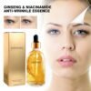 Ginseng Polypeptide Anti-Ageing Wrinkle Essence,Ginseng Gold Polypeptide Anti-Ageing Serum,Ginseng Extract Liquid, Korean Ginseng Anti Aging Essential Oil,Reduces Wrinkles,Improves Sagging