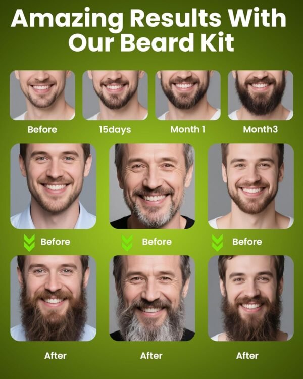 71G5UrMIdqL._SL1500_.jpg Comfy Mate Beard Kit for Men Beard Care Grooming Kit with Shampoo & Conditioner, Beard Oil, Balm, Brush, Comb & Scissors, Father's Day, Christmas & Birthday Gifts for Men Stocking Stuffers for Him