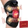 Upgraded Red Light Therapy Knee Brace - FSA HSA Eligible Knee Massager with 4 Vibration Areas, 660nm&850nm, Near Infrared Red Light Therapy Heated Device for Knee Elbow Shoulder Pain