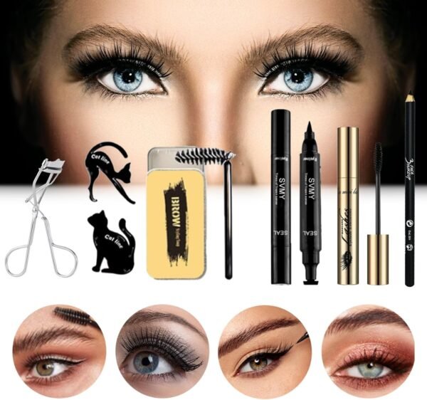 28 Pcs All in One Full Makeup Kit for Women, Makeup Set for Women&Beginner,Eyeshadow, Foundation, Lipsticks, Eyeliner, Mascara, Brow Soap Make Up Gift Set for Women Teen Makeup Kit For Girl