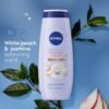 71GkfRG2DkL._SL1500_.jpg NIVEA Refreshing White Peach and Jasmine Body Wash with Nourishing Serum, Scented Body Wash for Women, Enriched with Provitamin B5 and Vitamin E, 20 Fl Oz Bottle