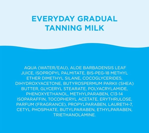Bondi Sands Everyday Gradual Tanning Milk | Long-Lasting, Tanning Body Moisturizer Enriched With Aloe Vera and Vitamin E for Glowing Skin