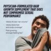 Nutrafol Men's Hair Growth Supplements, Clinically Tested for Visibly Thicker Hair and Scalp Coverage, Dermatologist Recommended - 1 Month Supply