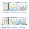 71HRris7BeL._AC_SL1500_.jpg BAGSMART Clear Toiletry Bag, 2 Packs TSA Approved Water resistant Quart Size Travel Organizer, Airport Airline Travel Essential Carry On Makeup Cosmetic Bags for Women, Black