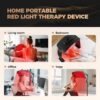Red Light Therapy for Face and Body,Infrared Light Therapy with Oxygen Nebulization,Red Light Panel with Stand,LED 660nm and 850nm Deep Near Infrared Therapy Device (Black)