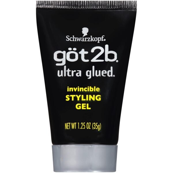 71HZH4u1pL._SL1500_.jpg Got2B Ultra Glued Invincible Styling Gel 2 - 6 oz tubes + 1 Travel 1.25 oz tube
