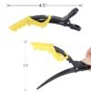71I27AFT9VS._SL1500_.jpg HH&LL Hair Clips for Women – Wide Teeth & Double-Hinged Design – Alligator Styling Sectioning Clips of Professional Hair Salon Quality - 10Pack (Mixing)