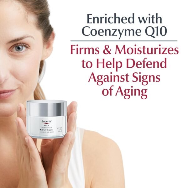71IXg8XXDbL._SL1500_.jpg Eucerin Q10 Anti-Wrinkle Face Cream, Unscented Face Cream for Sensitive Skin, 1.7 Oz Jar