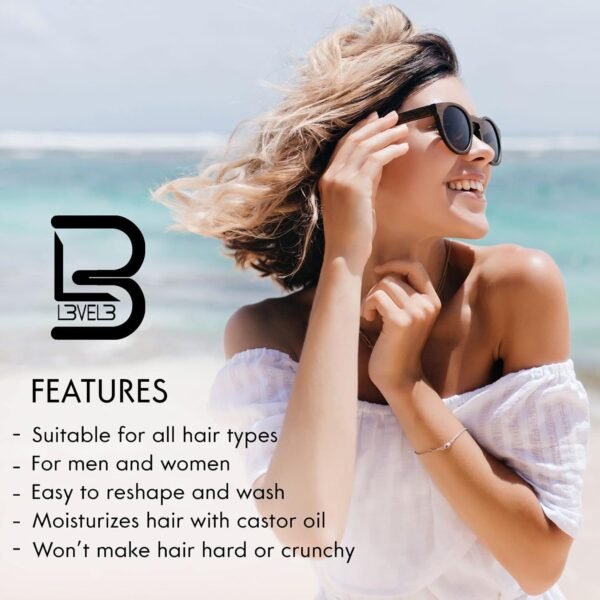 71IYqywT9jL._SL1500_.jpg L3 Level 3 Sea Salt Texturizing Spray - Creates Beachy Waves and Texture - Casual Hair Finish