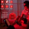 Red Light Therapy Panel for Body, Quad Wave 660nm 850nm 630nm 940nm Near Infrared Light Therapy Panel, Portable 60 Dual Chip LED Device with 105W of Power, for Pain Relief, Skin Health, Improve Sleep