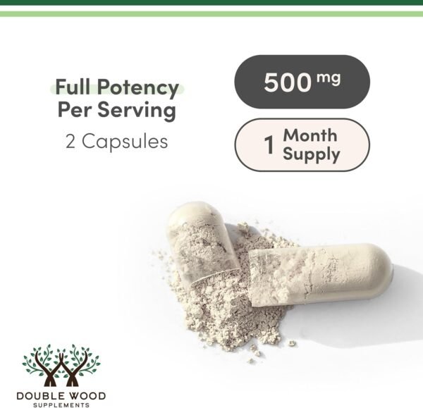 NAD Supplement for Anti Aging and Cell Regeneration (500mg of 95% Pure NAD+ Per Serving, 30 Day Supply) Similar to Nicotinamide Riboside (Third Party Tested, Vegan Safe, Non-GMO) by Double Wood