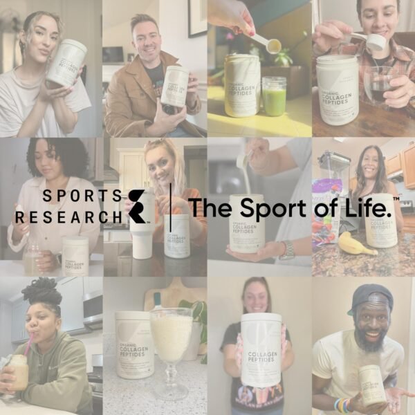 71JIr2URoHL._AC_SL1500_.jpg Sports Research Multi Collagen Protein Powder (Type I, II, III, V, X) with Hyaluronic Acid + Vitamin C | 5 Types of Food Based Collagen, 30 Servings (Unflavored)