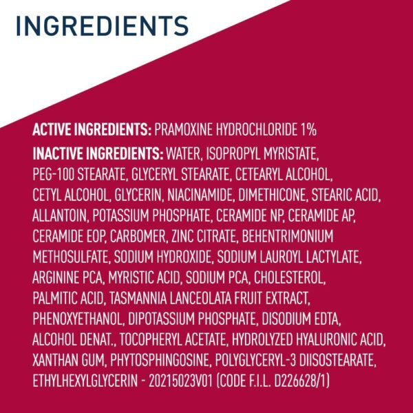 71JS6WTVcuL._SL1000_.jpg CeraVe Anti Itch Moisturizing Lotion with Pramoxine Hydrochloride, Relieves Itch with Minor Skin Irritations, Sunburn Relief, Bug Bites, 8 Ounce