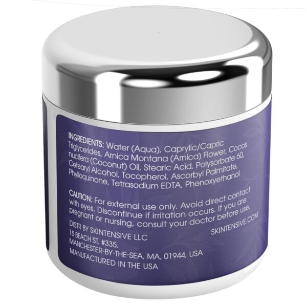 71JVOfhbhOL._SL1500_.jpg SKINTENSIVE Arnica Bruise Cream for Thin Skin - Moisturizing, Vitamin K C and E, Skin Renewal, 4 Oz