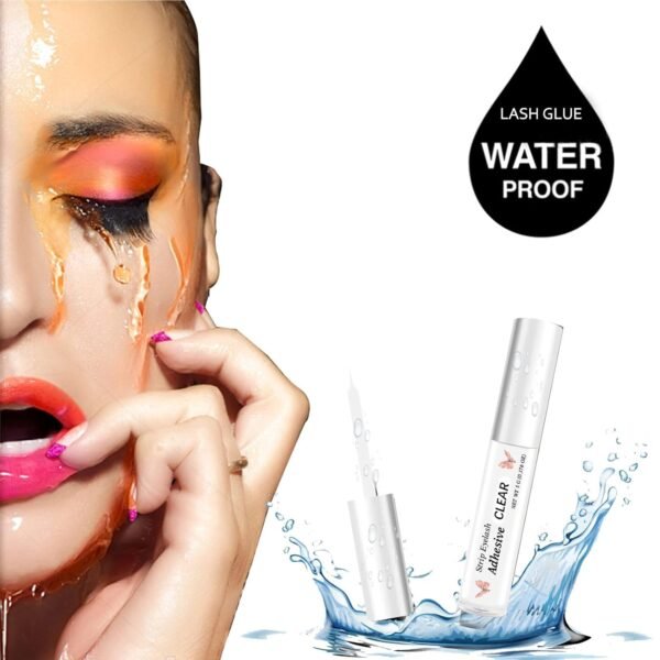 71JaBTHgXFL._SL1500_.jpg Clear Eyelash Glue Super Strong Hold Adhesive Waterproof for Sensitive Eyes False Lashes 0.18 oz