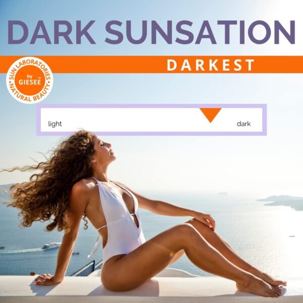 Sun Laboratories By Giesee Dark Sunsation Self Tanning Solution 16 oz - Sun Tanning Lotion, Spray Tan, Tanning Spray, Airbrush Tanning, Sunless Tanner, Self Tanner Spray Mist, Bronzing Spray