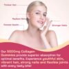 71JpWqRaJL._AC_SL1500_.jpg Collagen Gummies for Women, Hydrolyzed Collagen Peptides Type I, II, III, V, X, 0 Sugar, Collagen Gummies for Skin, Wrinkles, Hair, Nails, Digestive, Immune Health, 180 Collagen for Women Gummies