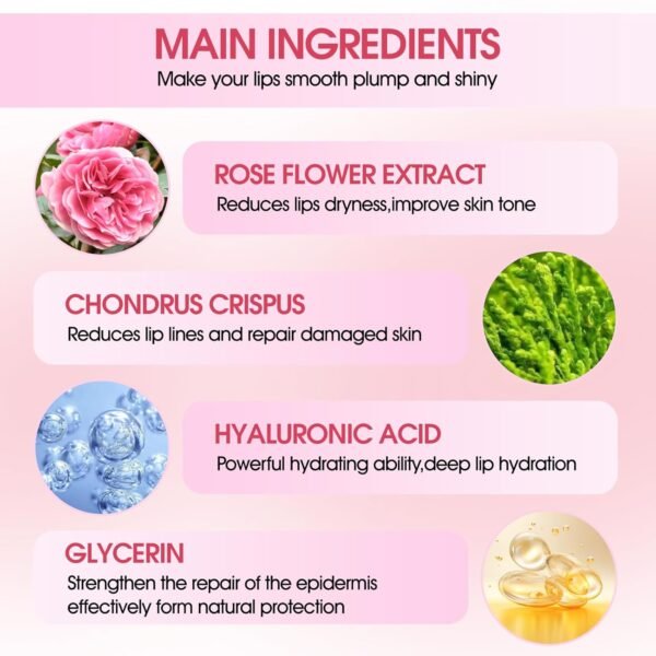 30 pieces of Moisturizing Collagen Crystal Lip Mask - Anti-Ageing & Anti Chapped, Reduce lip Wrinkles, Fade Lip Color, Make Skin Smooth