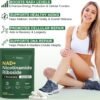 NAD Supplement,Nicotinamide Riboside,NAD 2000MG Liposomal Supplements for Women & Men,Liposomal Nicotinamide Riboside Resveratrol for Anti-Aging, Energy,Focus 120 Capsule (120)