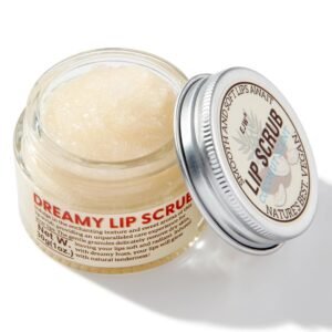 71K607S5IDL._SL1500_.jpg EJW Nourishing Lip Scrub - Infused with Coconut Oil, Olive Fruit Oil, and Jojoba Seed Oil, 1.05oz - Exfoliate, Hydrate, and Glow for Chapped Dry, Dark Lips