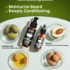 71K7UadyJlL._SL1500_.jpg Comfy Mate Beard Kit for Men Beard Care Grooming Kit with Shampoo & Conditioner, Beard Oil, Balm, Brush, Comb & Scissors, Father's Day, Christmas & Birthday Gifts for Men Stocking Stuffers for Him