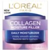 L’Oreal Paris Collagen Daily Face Moisturizer, Anti Aging Face Cream to Reduce Wrinkles and Provide Intense Hydration, 1.7 oz