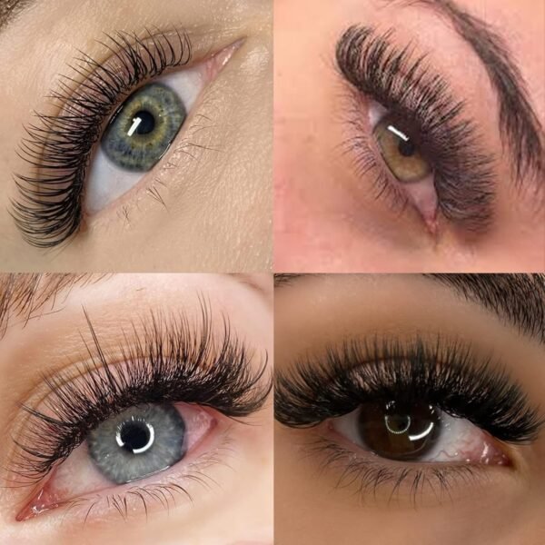 71Kr7HnezlL._SL1500_.jpg DF Lash Extension Volume Lash Extensions 0.03 CC Curl 8-15mm Mixed Tray Individual Lash Extensions Classic Eyelash Extensions Soft Matte Black Single Lashes Professional Salon Use