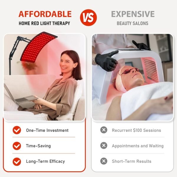 71L74n1-uHL._AC_SL1500_.jpg Red Light Therapy for Face and Body, Red Infrared Light Therapy Lamp with Stand Led 660nm & 850nm Infrared Light Device for Body