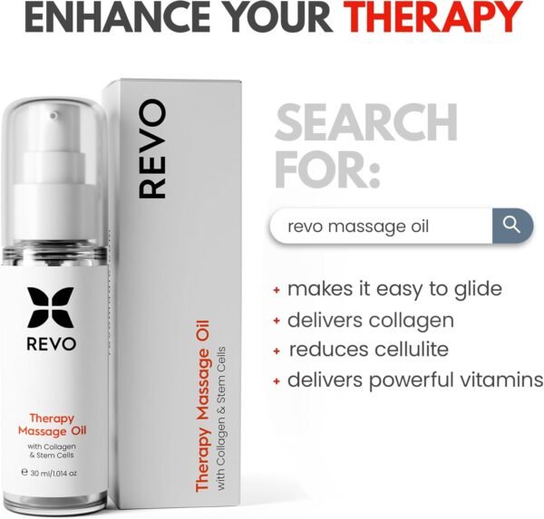 REVO The Original 4-in-1 Smart Cupping Therapy Massager, Red Light Therapy for Targeted Pain Relief, Knots, Aches, Muscle Soreness, Circulation & Tighter Skin, Portable Electric Massager- 2 Pack