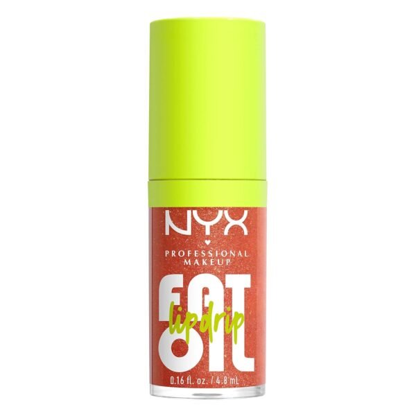 71LVOFYFcbL._SL1500_.jpg NYX PROFESSIONAL MAKEUP Fat Oil Lip Drip, Moisturizing Lip Oil Gloss, Vegan Tinted Formula, Up to 12 HR Hydration - Follow Back (Shimmering Warm Nude)