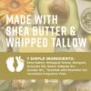 Sun & Done Whipped Beef Tallow for Skin - After Sun Care with 7 Simple Ingredients Including Shea Butter & Coconut | Sun Burn Healing Cream, After Tanning Lotion, After Sun Lotion, Gel, Moisturizer