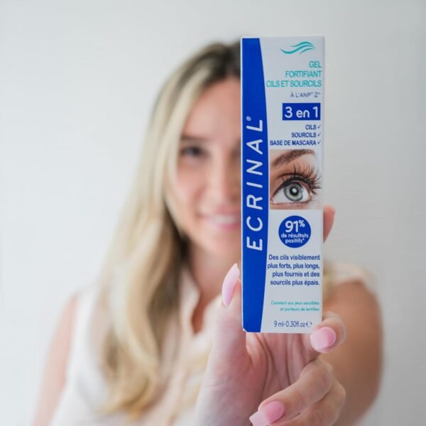 71Lnf1QONKL._SL1500_.jpg Ecrinal ANP2+ Strengthening Lash Gel - 3 in 1 Eyelash and Eyebrow Serum for Fuller, Thicker, Stronger Lashes, Eye Brow Clear Gel, Mascara Base, Suitable for Sensitive Eyes & Contact Lens Wearers, 9ml