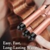 71LqQk19aNL._SL1500_.jpg Waver Curling Iron Wand, BESTOPE PRO 5 in 1 Curling Wand Set with 3 Barrel Hair Crimper for Women, Fast Heating Hair Wand Curler in All Hair Type