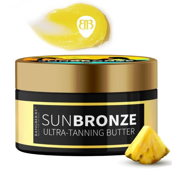 Original Sun Bronze Ultra Tanning Butter - Pineapple Swirl, Use in the sun outdoor or tanning bed Better than tanning oil Tan faster with premium natural ingredients Safe for Sensitive Skin