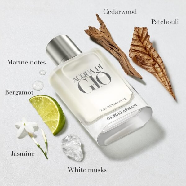 71MM0Nyv5uL._SL1500_.jpg Armani Beauty - Acqua di Giò - Eau de Toilette - Cologne for Men - Long Lasting Fragrance with Bergamot notes, Jasmine, White Musks, Patchouli & Cedarwood