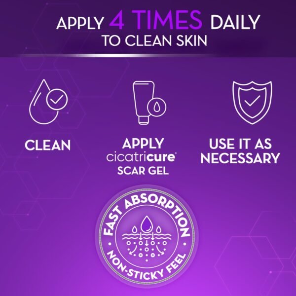 Cicatricure Advanced Scar Gel for Face & Body - Proven Results in 2 Weeks, Scar Treatment for Surgical Scars, Stretch Marks, Scars of Burns and Injuries, Acne Scar Treatment, 1 oz (28 g)