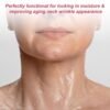 100pcs Disposable Neck Wrinkle Mask for Lock in Moisture, Wrapped Cling Mask Cover Film Patches Moisturizer for Anti Ageing Skin Care