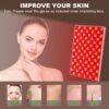 Red Light Therapy Lamp, Red Light Therapy for Body, Infrared Light Therapy Panel for Face with Stand, 660nm Red and 850nm Near Infrared LED Red Light Therapy Device at Home for Face and Body (2 Pack)