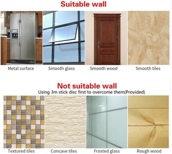 BOPai Suction Shower Head Holder, Relocatable Handheld Showerhead Holder, Chrome, Suitable for Installation On Smooth Surfaces