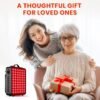 Red Light Therapy for Body, 660nm 850nm Near Infrared Light Therapy Panel, 60 Dual Chip LED Device with 300W of Power, Ideal for Body, Face, Improve Sleep, Skin Health, Includes Hanging Kit & Handle