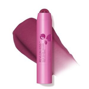 71N75kI95sL._SL1500_.jpg Revlon Kiss Tinted Lip Balm with SPF 20, Hydrating, Flavored, Infused with Natural Fruit Oils, 035 Berry Burst, 0.09 oz